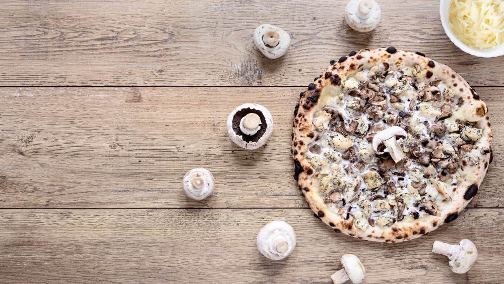 Pizza de trufa negra